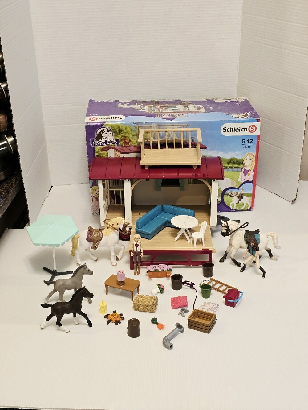 Schleich Horse Club Riding Center Caravan for Secret Club Meetig Set